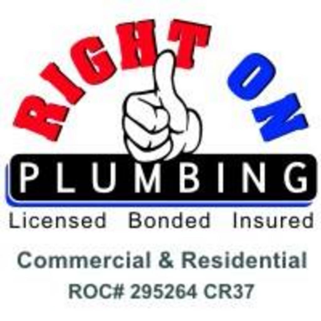 Right On Plumbing logo — licensed plumber Tucson AZ